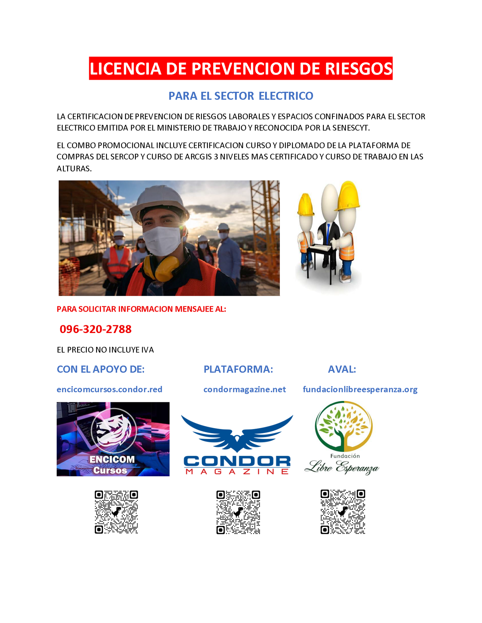 Certificaciones a prevencion de riesgos electricos 2026 2026